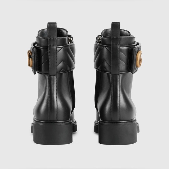 Gucci Women's Combat Boot with Double G Size 8.5 - Picture 12 of 13